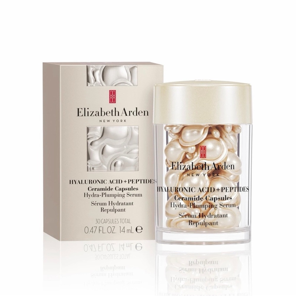 Elizabeth Arden NIB Hyaluronic Acid & Peptides Ceramide Capsules 30 Count Sealed